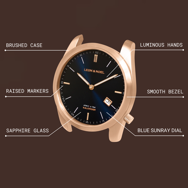 Sundown 36 - Leon & Noel® Watches |  Tell With Time