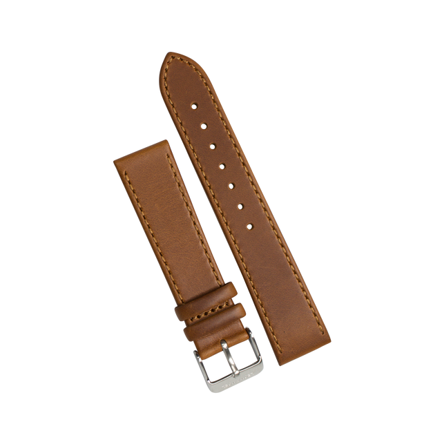 Lightbrown Leather Watchband - Leon & Noel® Watches |  Tell With Time